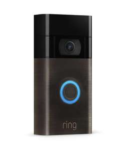 Ring Video Doorbell | 2nd Gen | 1080p Wireless Doorbell | Venetian Bronze - w/Code, Sold By Red-Rock-UK (Open Box)