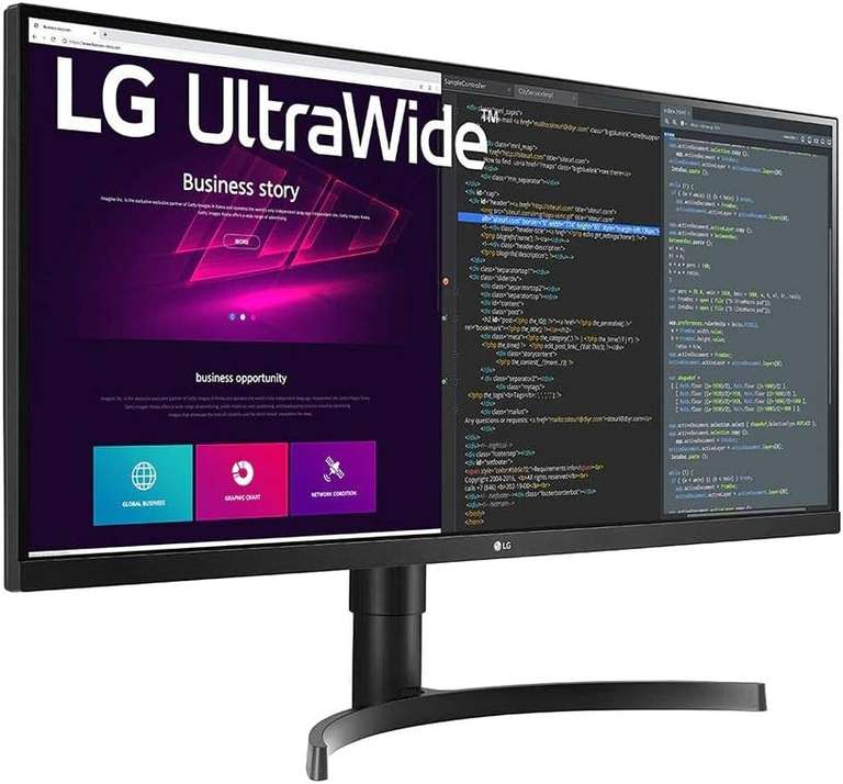 LG 34" UltraWide QHD (3440 x 1440) IPS Monitor - 34WN750P-B