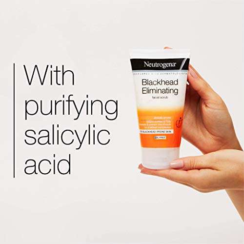 Neutrogena Blackhead Eliminating Facial Scrub 150ml £2.99 Plus 15% voucher+15% S&S = £2.10 @ Amazon