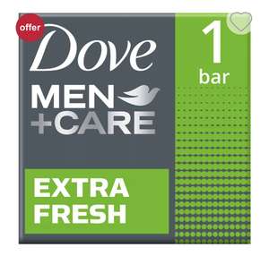 Dove Men+Care Body and Face Soap Bar Extra Fresh 90g - 50p + Free Click and Collect @ Boots