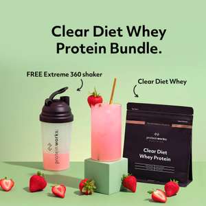 Clear Diet Whey 500g / 20 Servings + 360 Shaker - Free Express Delivery