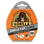 Gorilla Tape Silver 11m - £4.50 + Free click & Collect @ Wickes