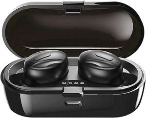 Xawy Bluetooth Headphones, Bluetooth 5.0 Wireless Earphones in Ear Stereo Sound Microphone Mini