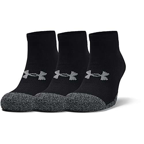 Under Armour Unisex UA Heatgear Locut, Breathable Trainer Socks, Cushioned Low Cut Sizes M-XL - £5.25 @ Amazon