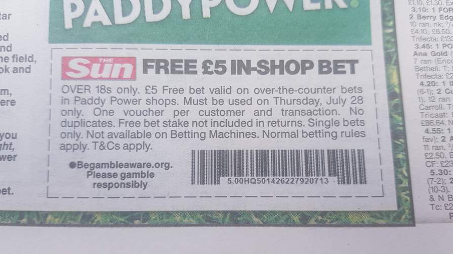  5 Bet On Any Of Today s Glorious Goodwood Races Paddy Power Coupon 