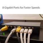 TP-Link TL-SG108S, 8 Port Gigabit Ethernet Network Switch