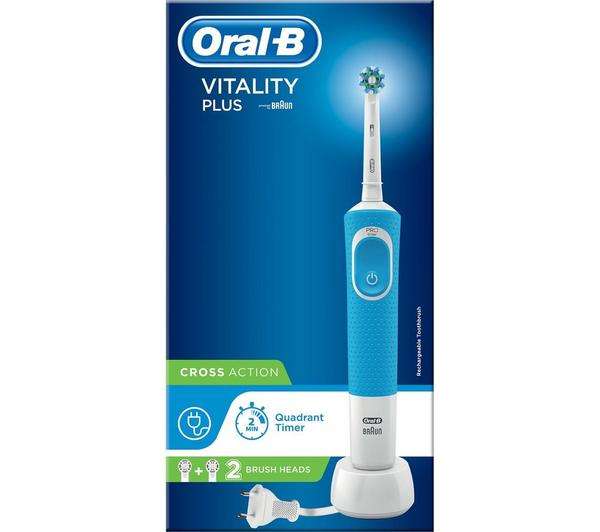 ORAL B Vitality Plus Cross Action Electric Toothbrush - £18.99 free collection @ Currys