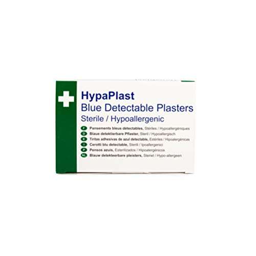 Safety First Aid D7010 HypaPlast Blue Detectable Catering Plaster, Assorted, Pack of 100 - £2.69 S&S