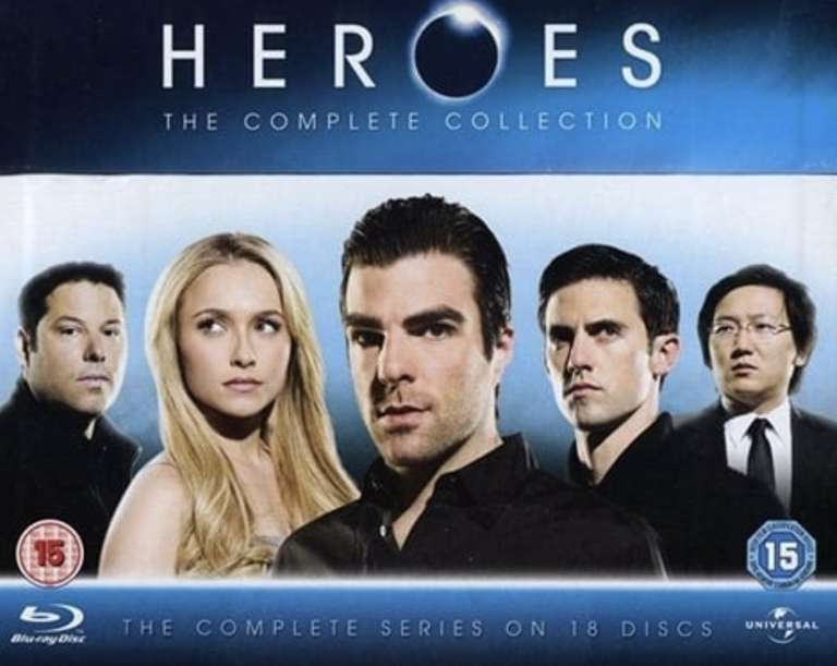 Used: Heroes Season 1-4 Blu ray (Free Collection)