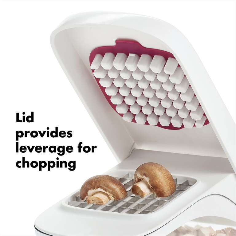 OXO Good Grips Vegetable Chopper With Easy-Pour Opening, White