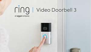 Certified Refurbished Ring Video Doorbell 3 by Amazon | Wireless Video Doorbell Security Camera with HD video, battery-powered
