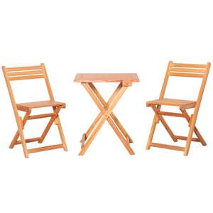 Outsunny 3 Piece Garden Bistro Set -W/Code, Sold & Dispatched By MHSTAR