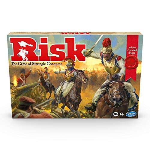 Hasbro Gaming Risk Game With Dragon, for Use With Alexa, Strategy Board Game , Amazon Exclusive £22.03 @ Amazon