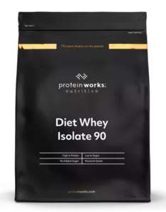 Diet Whey Protein Isolate 90 strawberries n Cream 4kg £50.59 with code @ The protein works - (New customers)