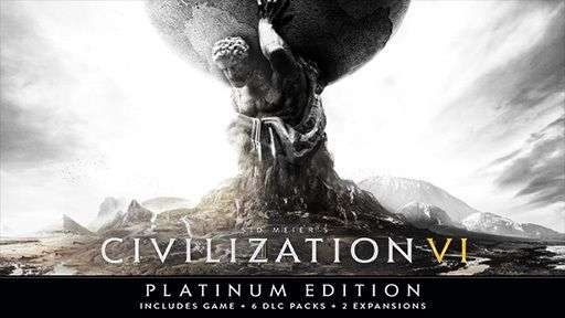 [Steam/PC] Sid Meier’s Civilization VI: Platinum Edition Inc Base Game, 2 Expansions & 6 DLC Packs