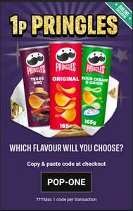 Pringles 165g - various flavours w/code (Min Spend applies) -Delivery today only