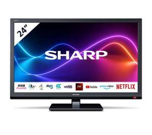 SHARP 1T-C24EE7KC2FB 24” Smart HD Ready LED TV