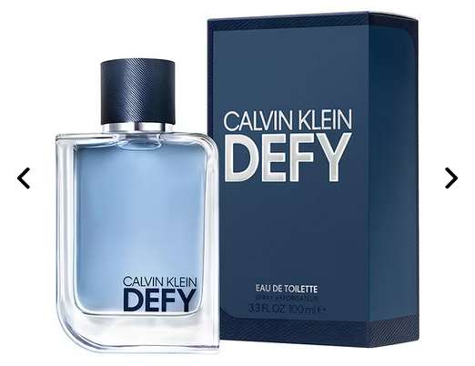 CALVIN KLEIN Defy Eau de Toilette Spray 100ml: £29.99 + Free Delivery @ The Perfume Shop