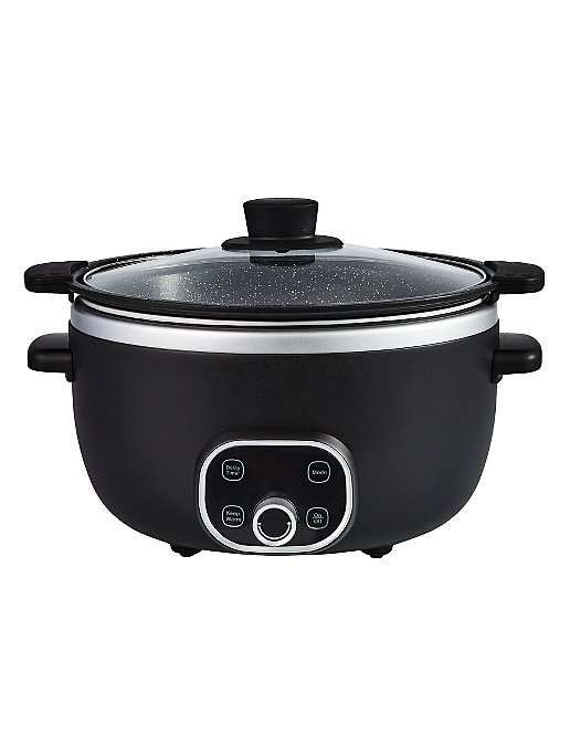 6L Digital Black Slow Cooker with 2 year warranty now £27 + free click and collect @ George (Asda)