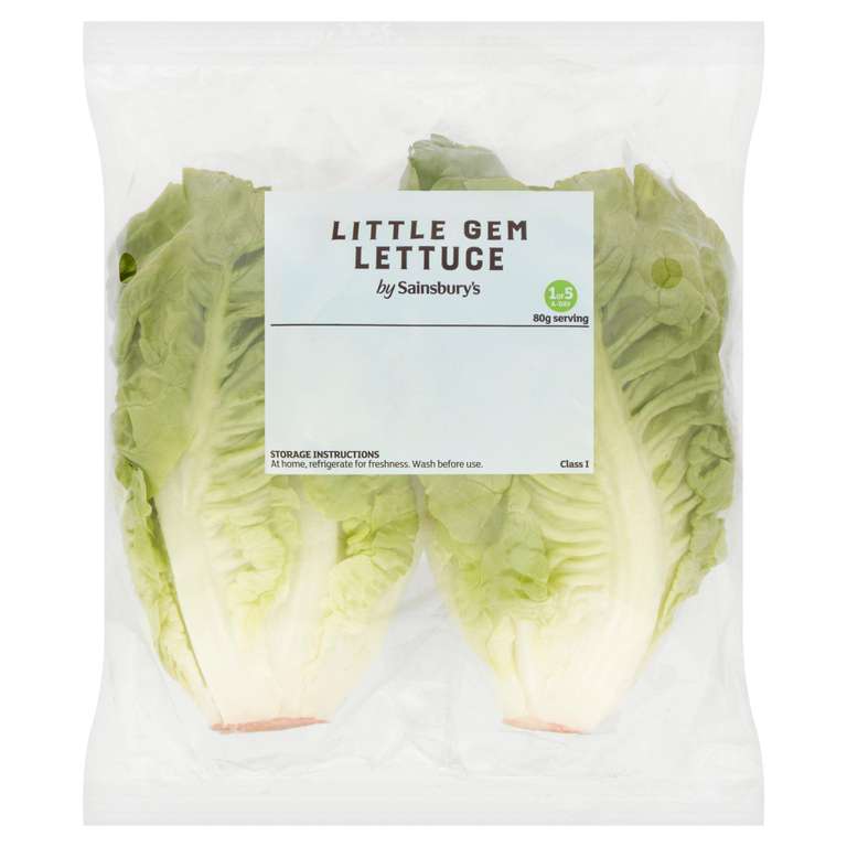 Sainsbury's Little Gem Lettuce x2 - 60p @ Sainsburys