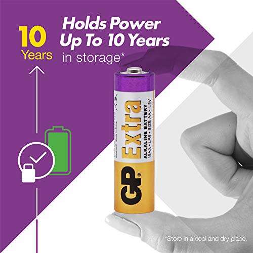 40xAA Extra Alkaline Batteries £9.99 @ Sold by GPBatteries Direct and Fulfilled by Amazon