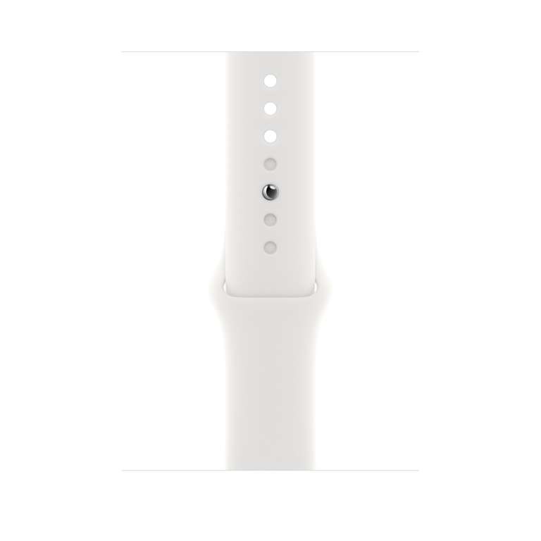 Apple Watch Series 8 GPS 45mm Silver Aluminium Case with White Sport Band - 2 Year Guarantee - £379 Delivered @ John Lewis