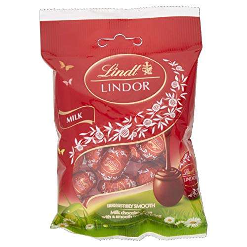 Lindt Lindor Milk Chocolate Mini Eggs with a Smooth Melting Filling, 80 g x 8 £7.84 @ Amazon