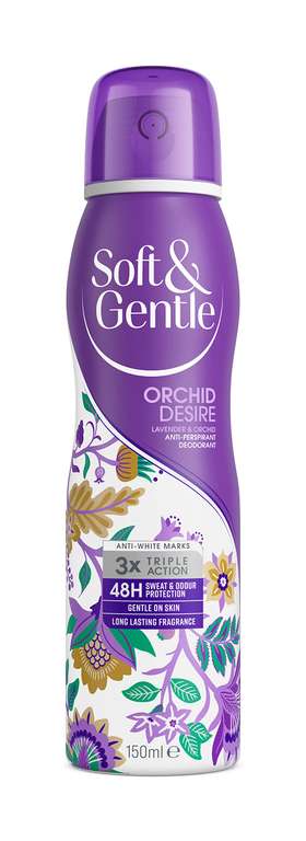 Soft & Gentle Orchid Desire Anti-Perspirant Deodorant Spray 150ml