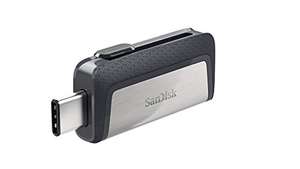 SanDisk Ultra 128 GB Dual Type-C USB 3.1 Flash Drive, Silver - £14.99 @ Amazon