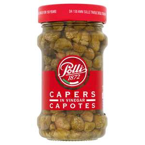 Polli Capers in Vinegar Capotes 190g/Polli Sundried Tomatoes & Capers in Oil 190g - Clubcard price