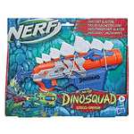 Nerf DinoSquad Stegosmash Dart Blaster, 4-Dart Storage, 5 Official Nerf Darts, Dinosaur Design, Stegosaurus Spikes 5010993800186