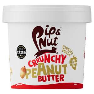 Pip & Nut Crunchy Peanut Butter 1Kg £5 @ Tesco (with clubcard)
