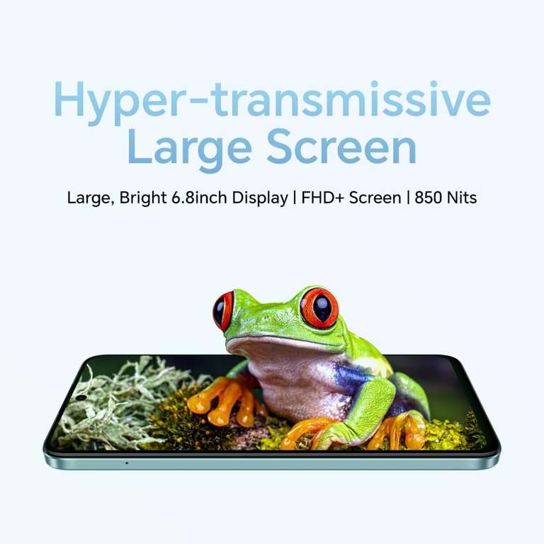 HONOR X7b Mobile Phone Unlocked, 108MP Triple Camera, 6.8" 90Hz Fullview Display, 6 GB+128 GB - Emerald Green