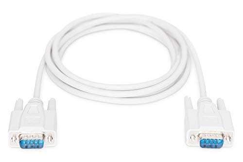 Digitus Serial Connection Cable - D-Sub 9 to D-Sub 9 - Plug to Plug - 2.0m - RS-232 - RS-485 - Beige £2.29 @ Amazon