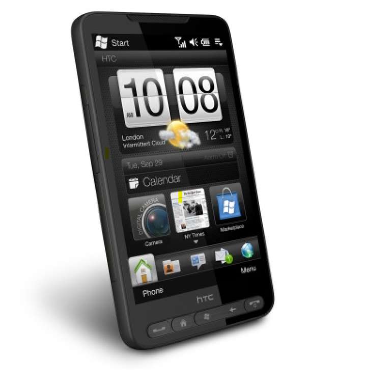 Refurbished HTC HD HD2 Phone T8585 Microsoft Windows Mobile - Black (Unlocked) £6.50 @ ebay / mobstars