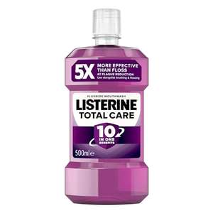 Listerine Total Care Antibacterial Mouthwash 500ml - with S&S £2.30-£2.17 + 15% off 1st S&S