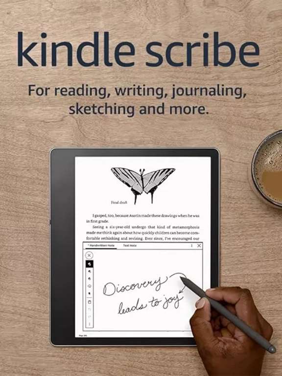 Kindle Scribe eReader with Basic Pen, 10.2”, 16GB, Tungsten Grey w/2 year JL Warranty