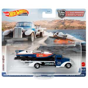 Hot Wheels Team Transport Truck & Race Car Hydro Plane (Free C&C. Limited Stock @ Select Locations)