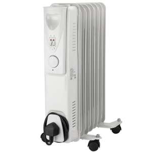 Daewoo Oil Filled Portable Radiator, White, 1500W £30.80 / 2500w £39.99 - 3 Year Guarantee - With Code - Sold By shipitappliances10