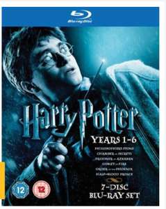 Harry Potter 1-6 Blu-ray (used)