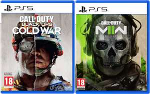 2 GAMES BUNDLE: Call of Duty: Black Ops Cold War (PS5) + Call of Duty: Modern Warfare II (PS5) - PEGI 18 - Free Click & Collect