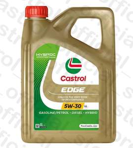 Castrol Edge 5W-30 LL Engine Oil Fully Synthetic with Hyspec Standard, 4 Litre with code Castrol Official Store