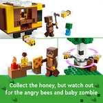 LEGO 21241 Minecraft The Bee Cottage Construction Toy with Buildable House, Farm, Baby Zombie and Animal Figures, £13.50 at Amazon