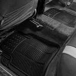 Heavy Duty 4 Piece Rubber Car Mats – Universal Non-slip Car Floor Mats | Waterproof FRONT & REAR - sold & ship by First Point Distribution
