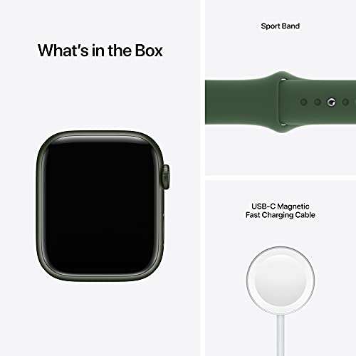 Apple Watch Series 7 (GPS + Cellular, 45mm) Smart watch - Green Aluminium Case - £349 @ Amazon