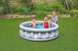 Bestway Spaceship Paddling Pool Kiddie Swimming Pool, Inflatable Above Ground Pool, Outdoor Garden Pool, 1.52m x 43cm - Sold by Suds-Online