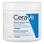 CeraVe Moisturising Cream for Dry to Very Dry Skin 454g - £13.60 (£10.65/£9.29 with £2.27 voucher on 1st Subscribe & Save order) @ Amazon