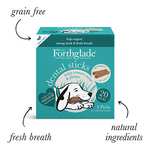 Forthglade Natural Dog Dental Sticks - Plant Based & Grain Free Dental Chews - 20 Sticks (4 x 170g) - £9.49 @ Amazon