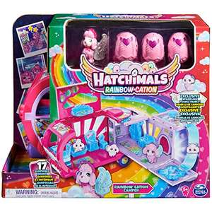 Hatchimals CollEGGtibles, Transforming Rainbow-cation Camper Toy Car with 6 Exclusive Characters, 10 Accessories - £19.99 @ Amazon