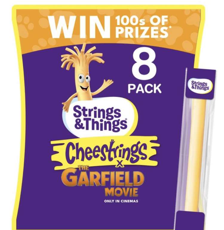 Strings & Things Cheestrings Cheese Snack 8 x 20g